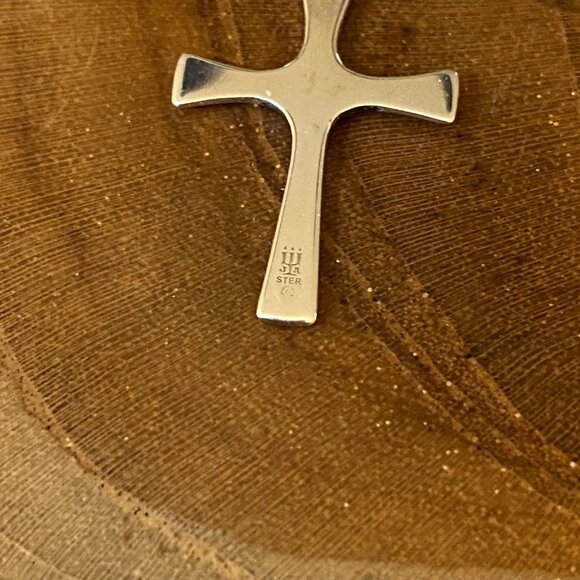 RETIRED James Avery Serenity Cross Pendant, Sterling Silver - Picture 2 of 3